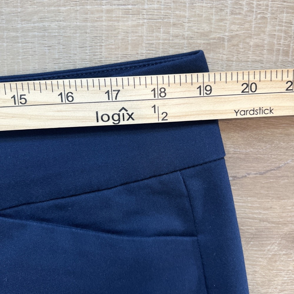 Liverpool Pants Womens 16/32 Navy Blue Bootcut Maille LM5099MT Stretch Office - Picture 4 of 11